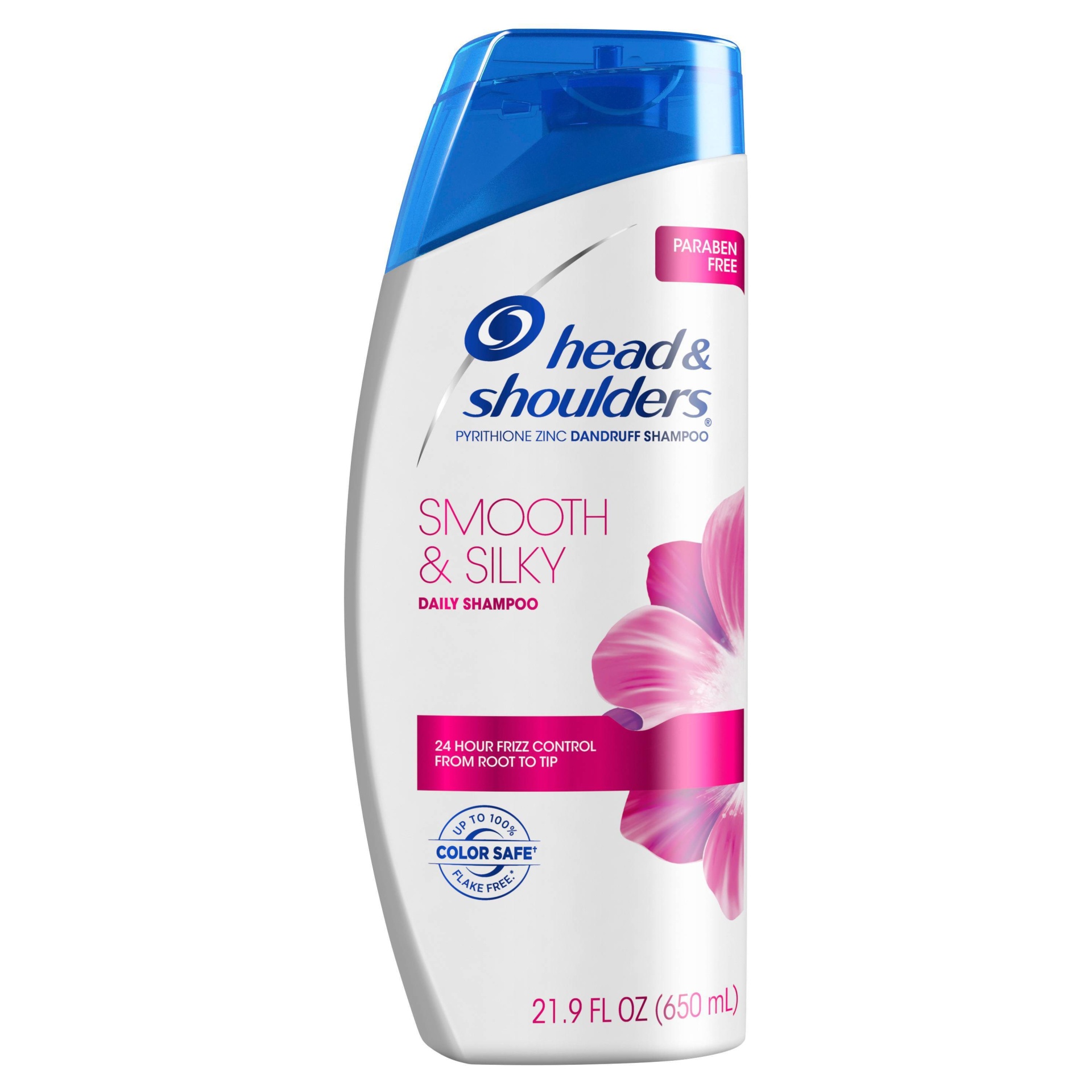 slide 1 of 1, Head & Shoulders Smooth & Silky Paraben Free Dandruff Shampoo - 20.7 fl oz, 21.9 fl oz