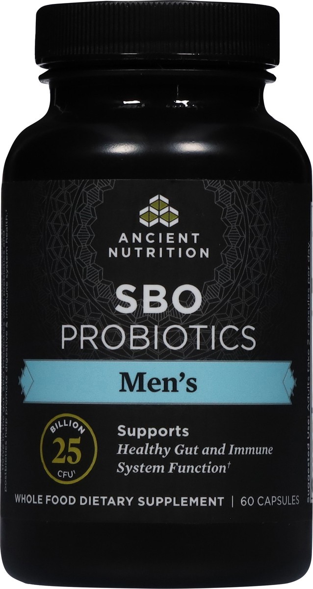 slide 8 of 12, Ancient Nutrition Men's SBO Probiotics 60 Capsules, 60 ct