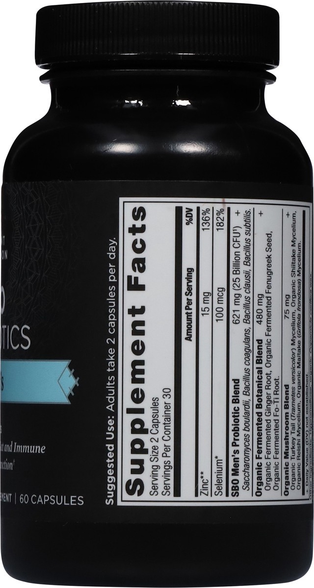 slide 6 of 12, Ancient Nutrition Men's SBO Probiotics 60 Capsules, 60 ct