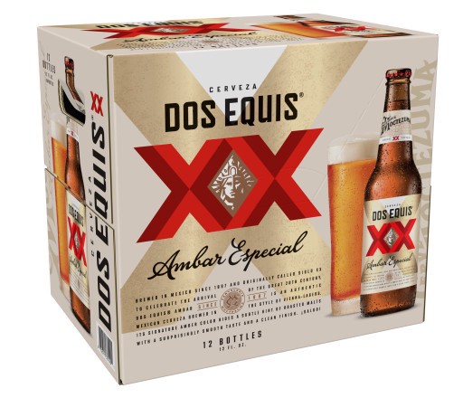slide 1 of 1, Dos Equis Ambar Mexican Lager Beer, 12 Pack, 12 fl oz Bottles, 12 oz