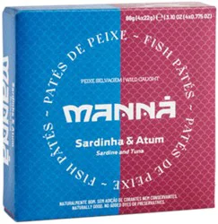 Manna Sardine and Tuna Pate
