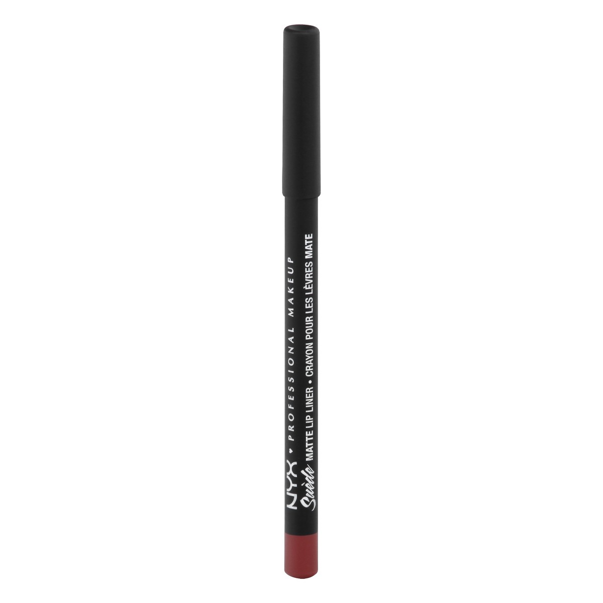 slide 8 of 9, NYX Professional Makeup Suede Matte Velvet Smooth Lip Liner - Vegan Formula - Whipped Caviar - 0.035oz, 0.03 oz