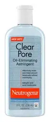 Neutrogena Clear Pore Oil-Eliminating Facial Astringent, Pore Clearing Treatment for Acne-Prone Skin - 8 fl oz