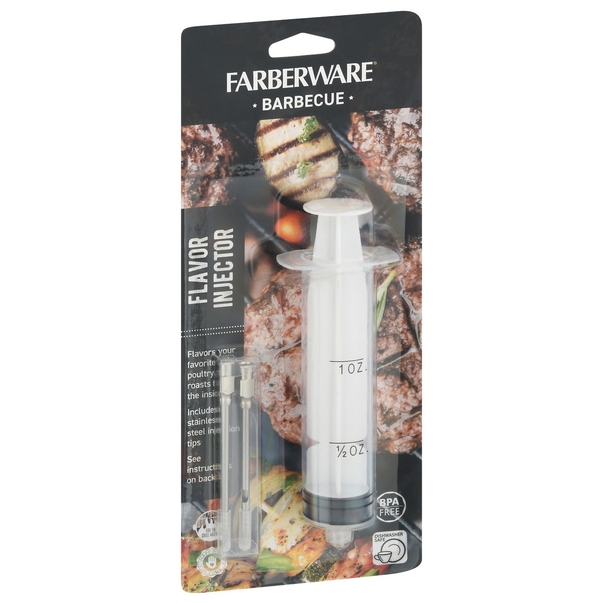 slide 9 of 9, Farberware BBQ Flavor Injection Needles Stainless Steel, 1 ct