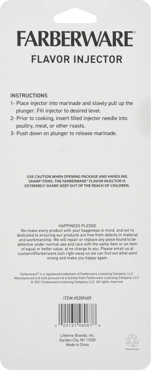 slide 7 of 9, Farberware BBQ Flavor Injection Needles Stainless Steel, 1 ct