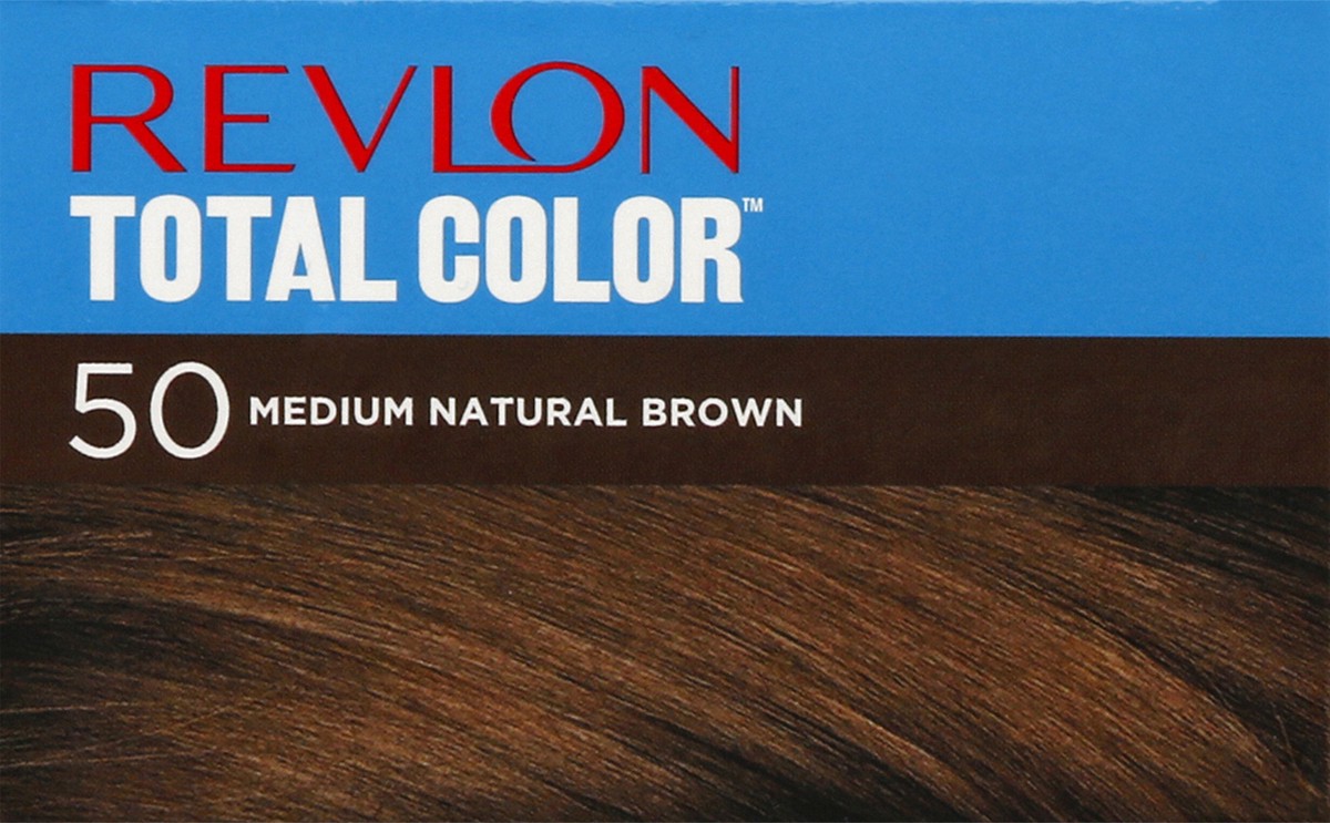 slide 9 of 12, Revlon Total Color Medium Natural Brown 50 Permanent Color 1 ea, 1 ct