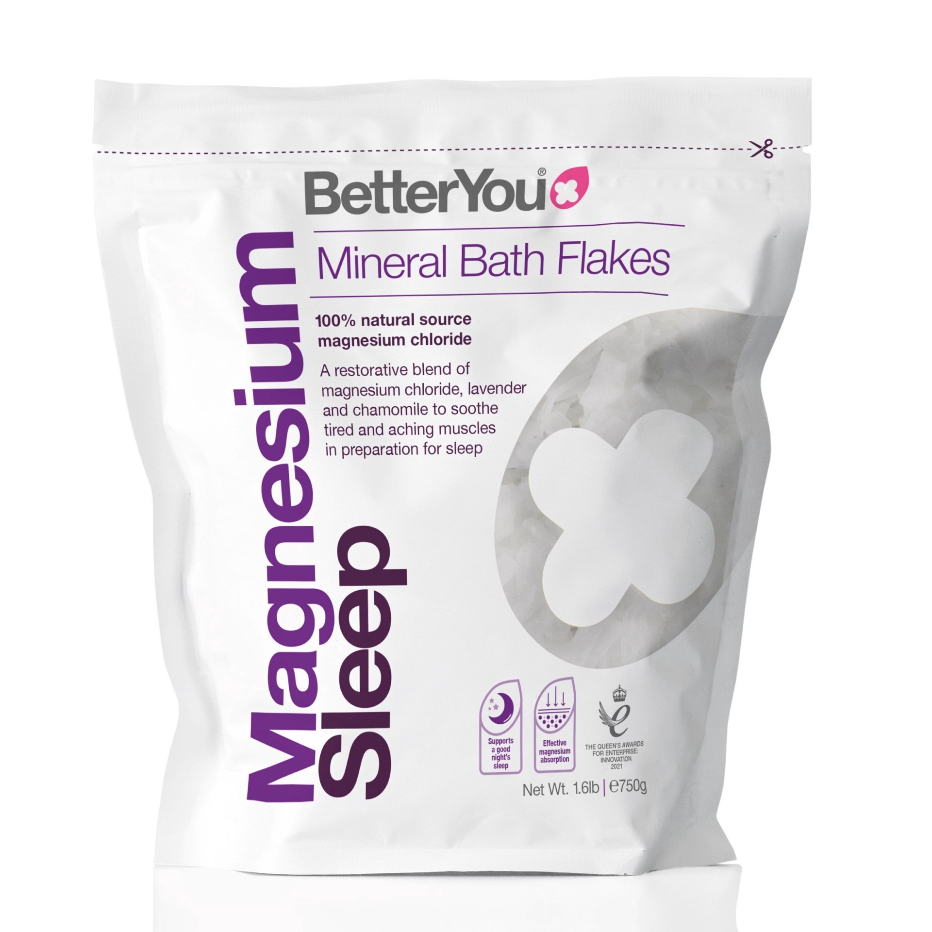 slide 2 of 3, By Magnesium Slp Mineral Bth Flakes, 25.6 oz