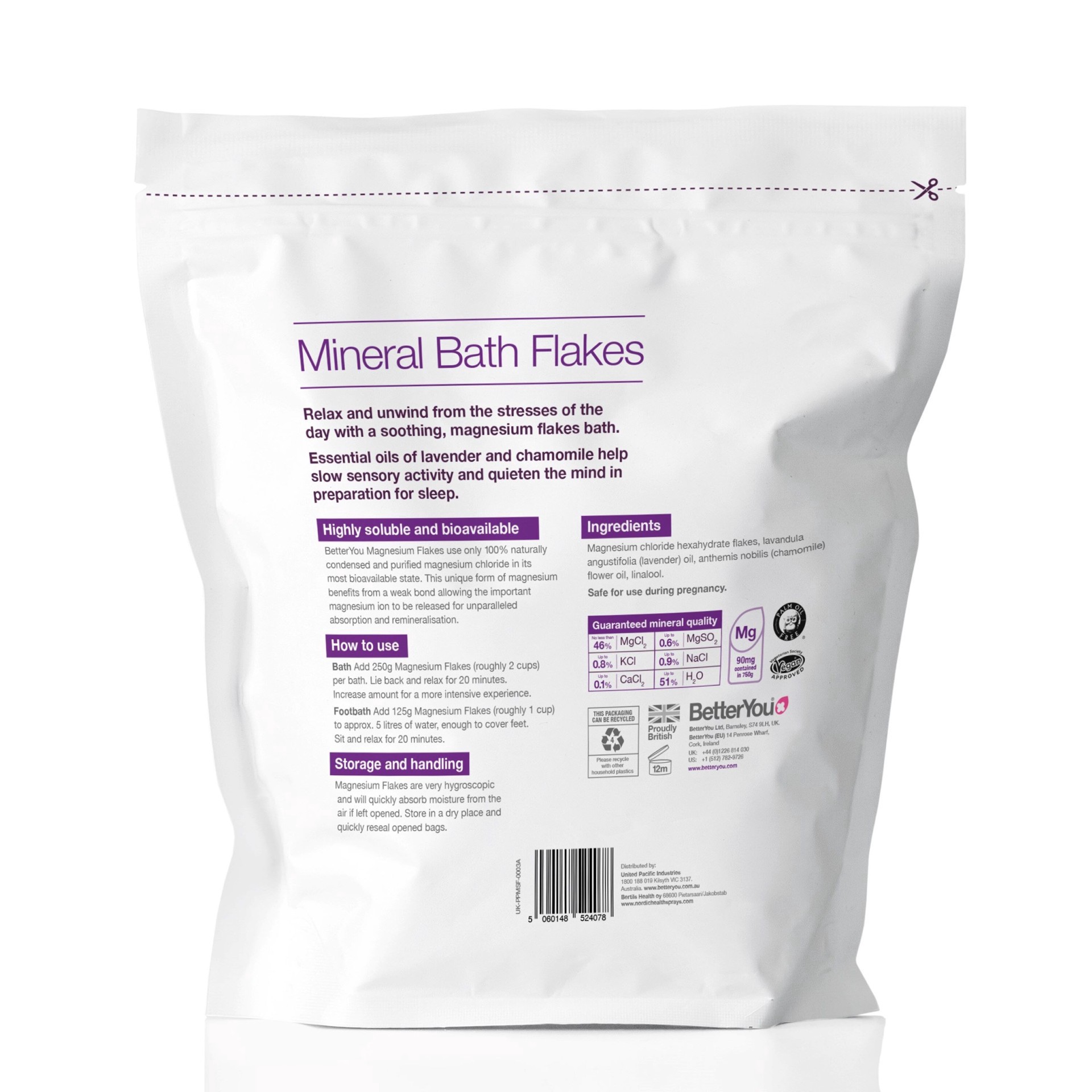 slide 3 of 3, By Magnesium Slp Mineral Bth Flakes, 25.6 oz