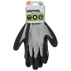 Midwest Black Gripping Gloves, Large, 1 ea