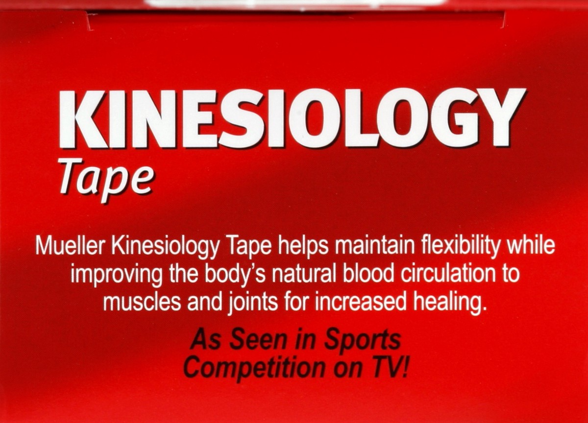 slide 2 of 5, Mueller Kinesiology Tape Black, 1 ct