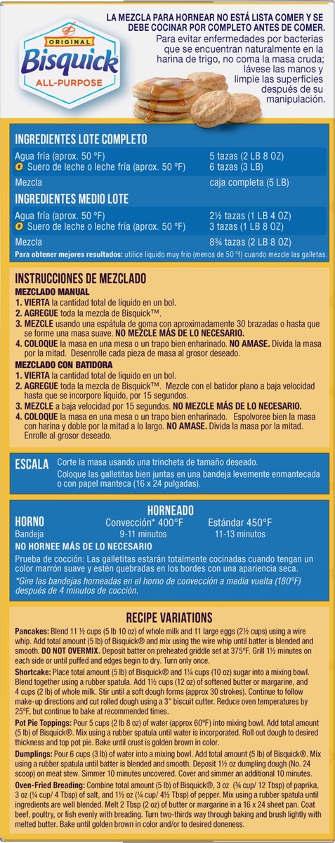 slide 2 of 9, Bisquick(tm) Original All-Purpose Baking Mix, 5 lb, 5 lb