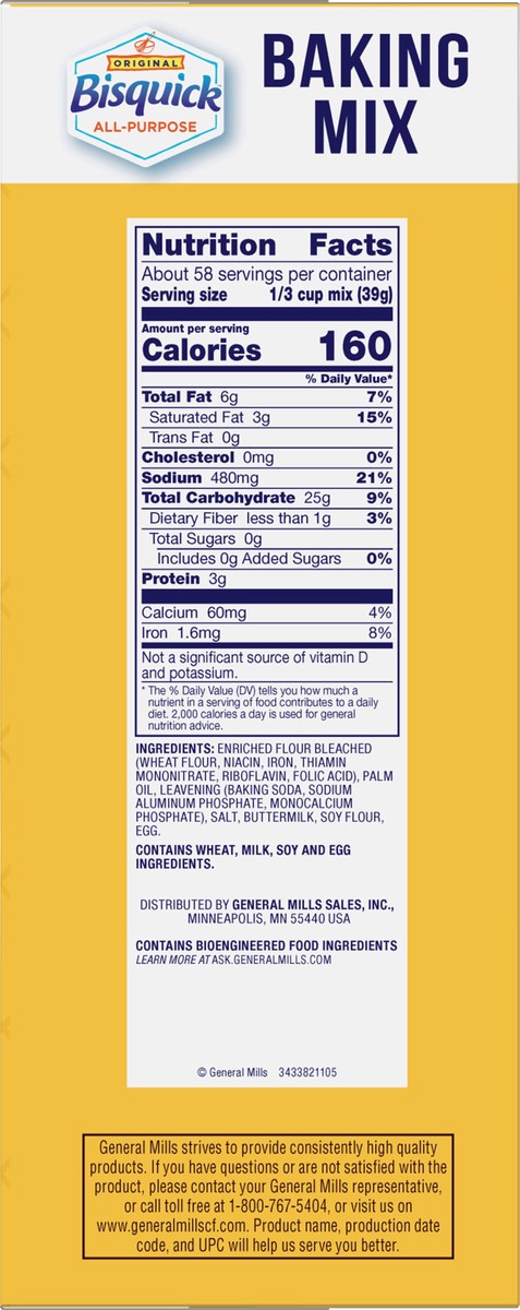 slide 6 of 9, Bisquick(tm) Original All-Purpose Baking Mix, 5 lb, 5 lb