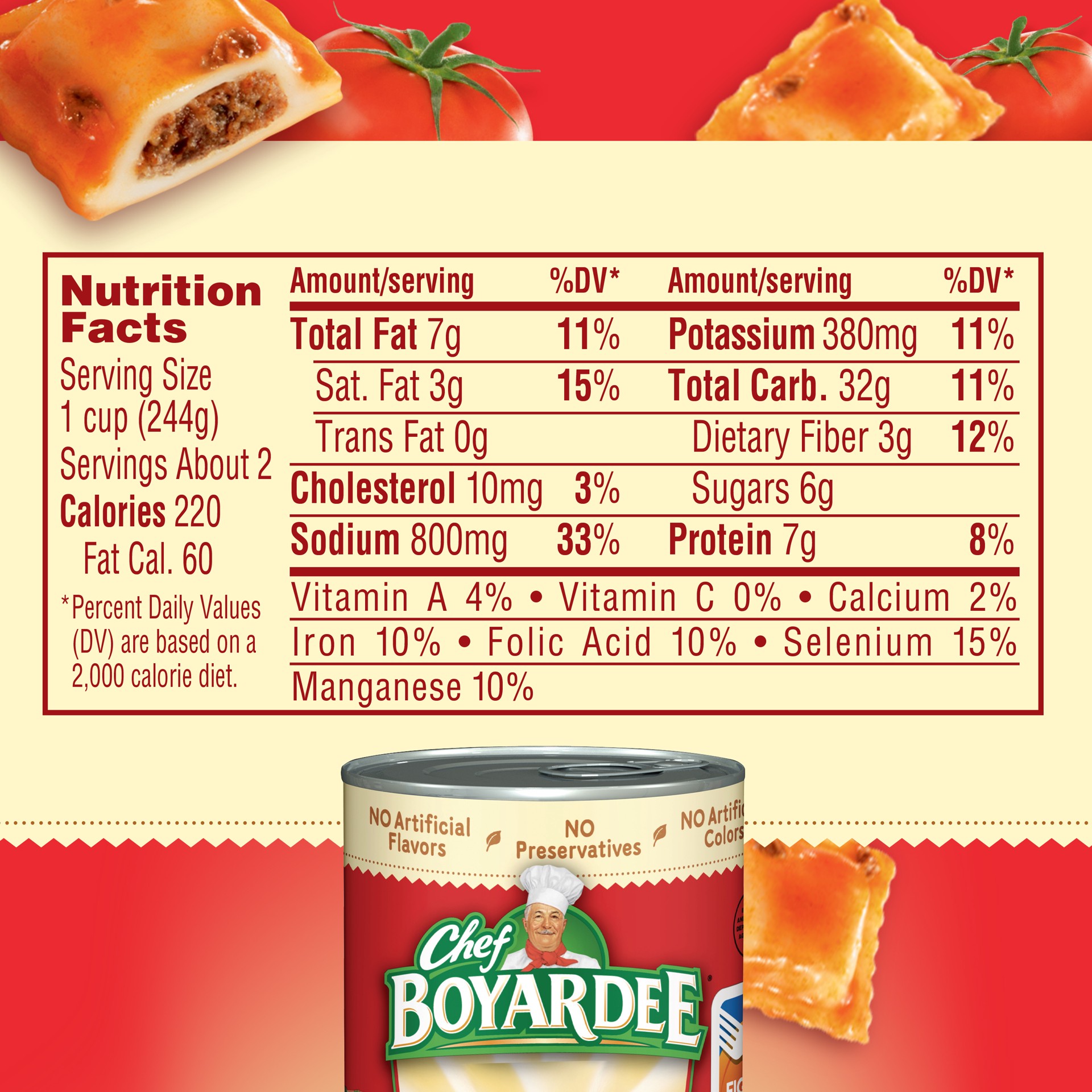 slide 4 of 5, Chef Boyardee Mini Beef Ravioli, Microwave Pasta, Canned Food, 15 oz., 15 oz