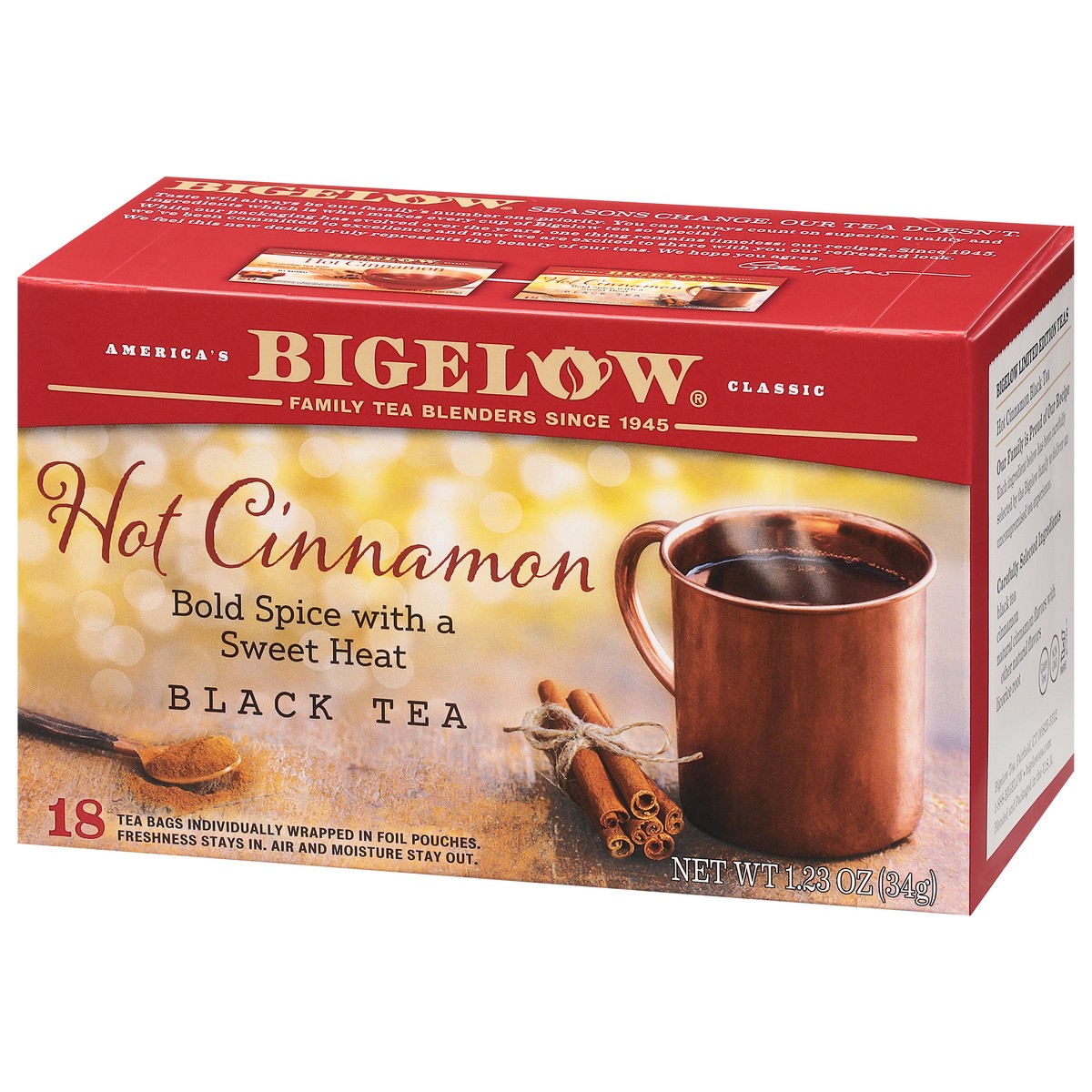 slide 3 of 9, Bigelow Hot Cinnamon Black Tea, 1.23 oz