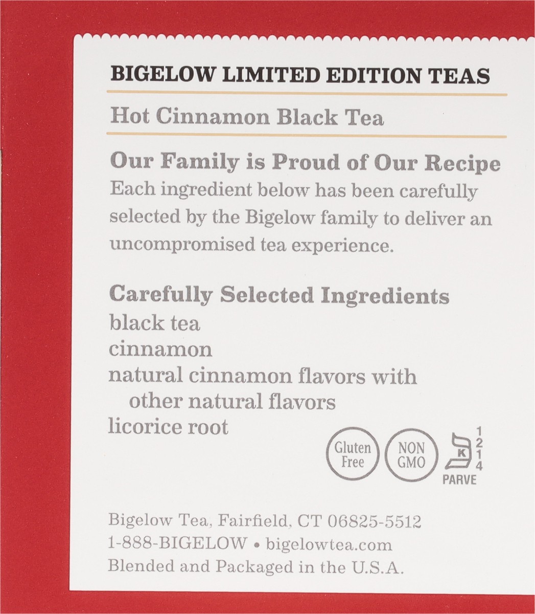 slide 8 of 9, Bigelow Hot Cinnamon Black Tea, 1.23 oz