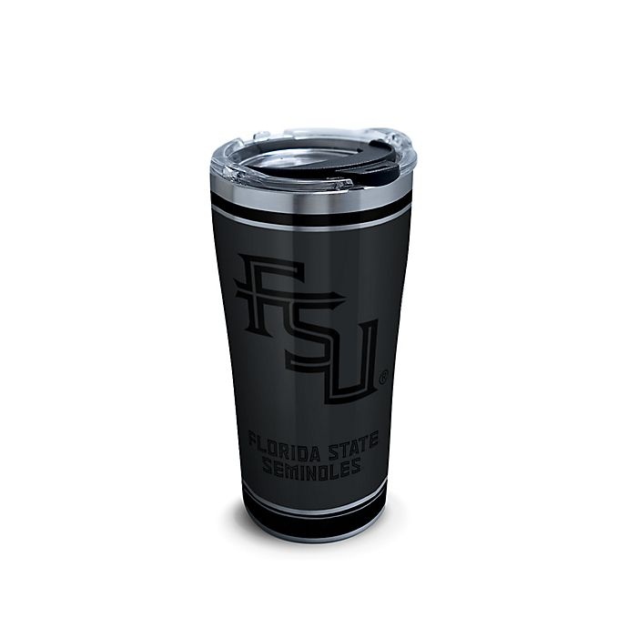 slide 1 of 1, NCAA Tervis Florida State University Blackout Stainless Steel Tumbler with Lid, 20 oz