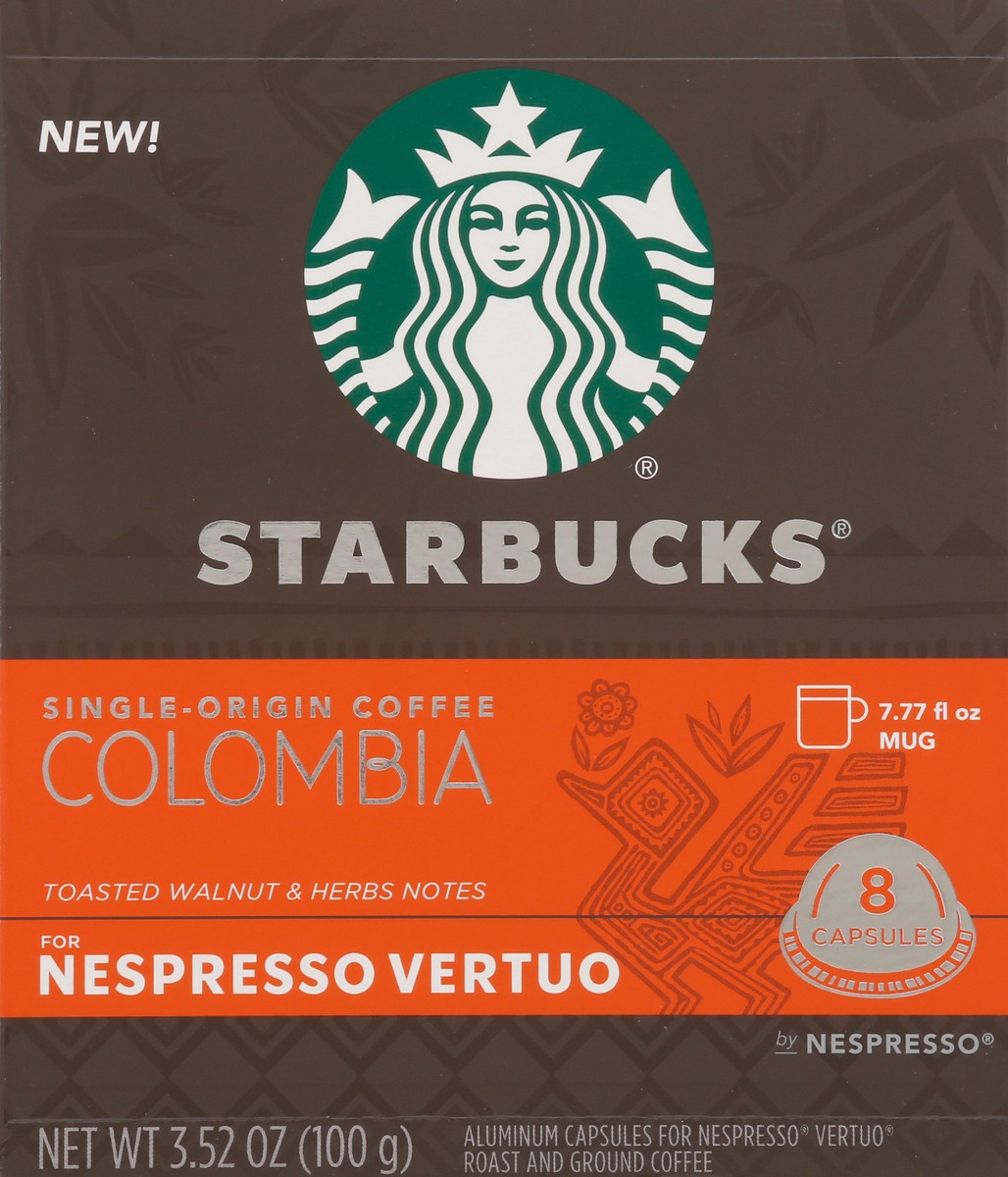 slide 7 of 9, Starbucks by Nespresso Vertuo Line Colombia 8 ct, 8 ct