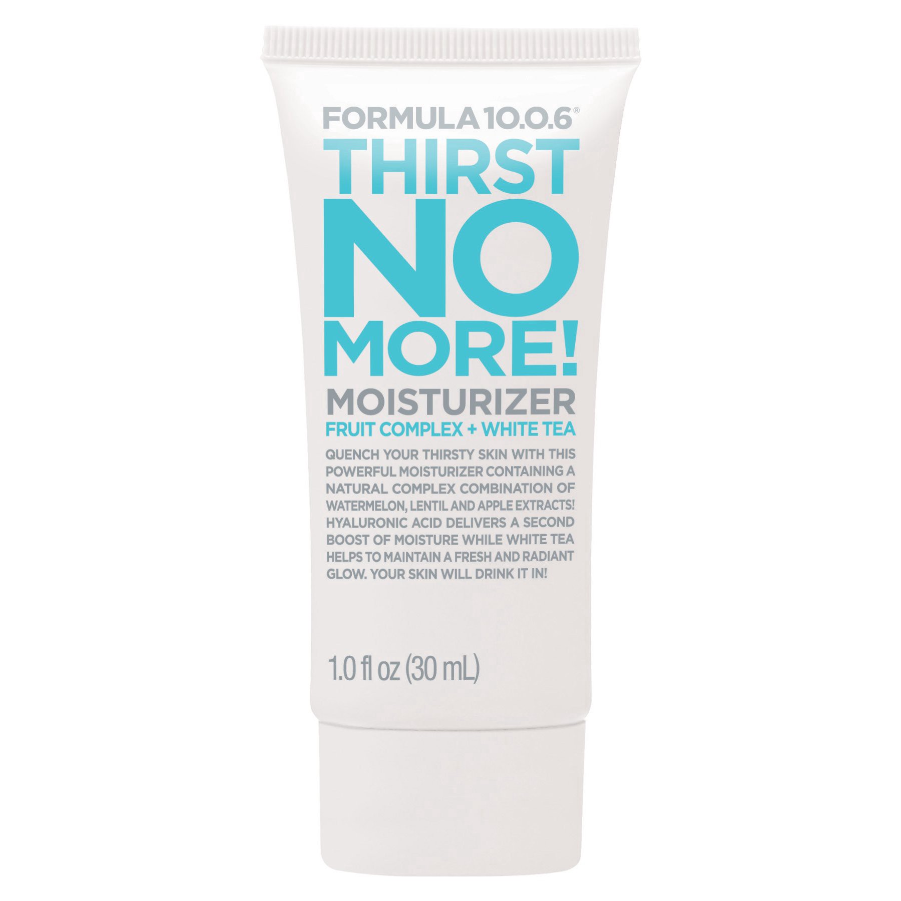 slide 1 of 1, Formula 10.0.6 Thirst No More MoisturizerThirst No More! Fruit Complex + White Tea Moisturizer, 1 oz