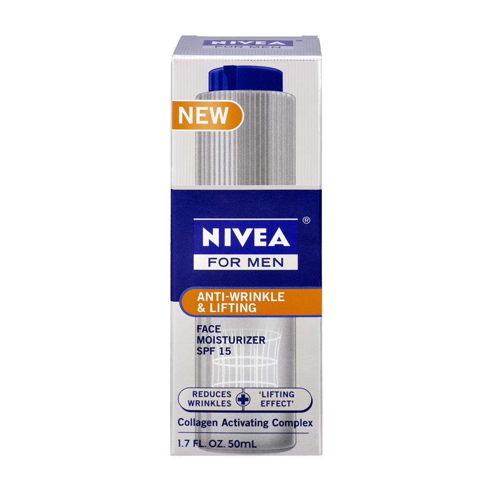 slide 1 of 1, Nivea For Men Age Defying Face Moisturizer Spf 15, 1.7 oz