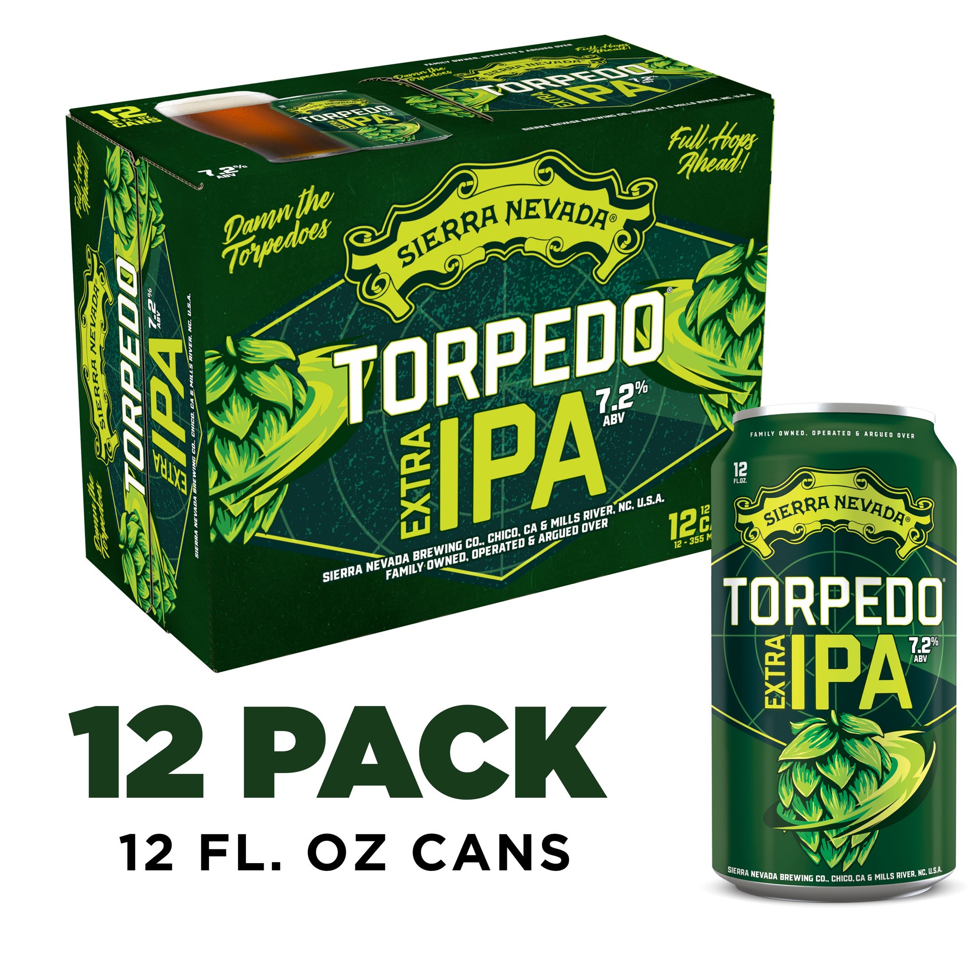 slide 1 of 10, Sierra Nevada Torpedo Extra IPA Craft Beer 12 Pack (12oz Cans), 12 ct; 12 oz