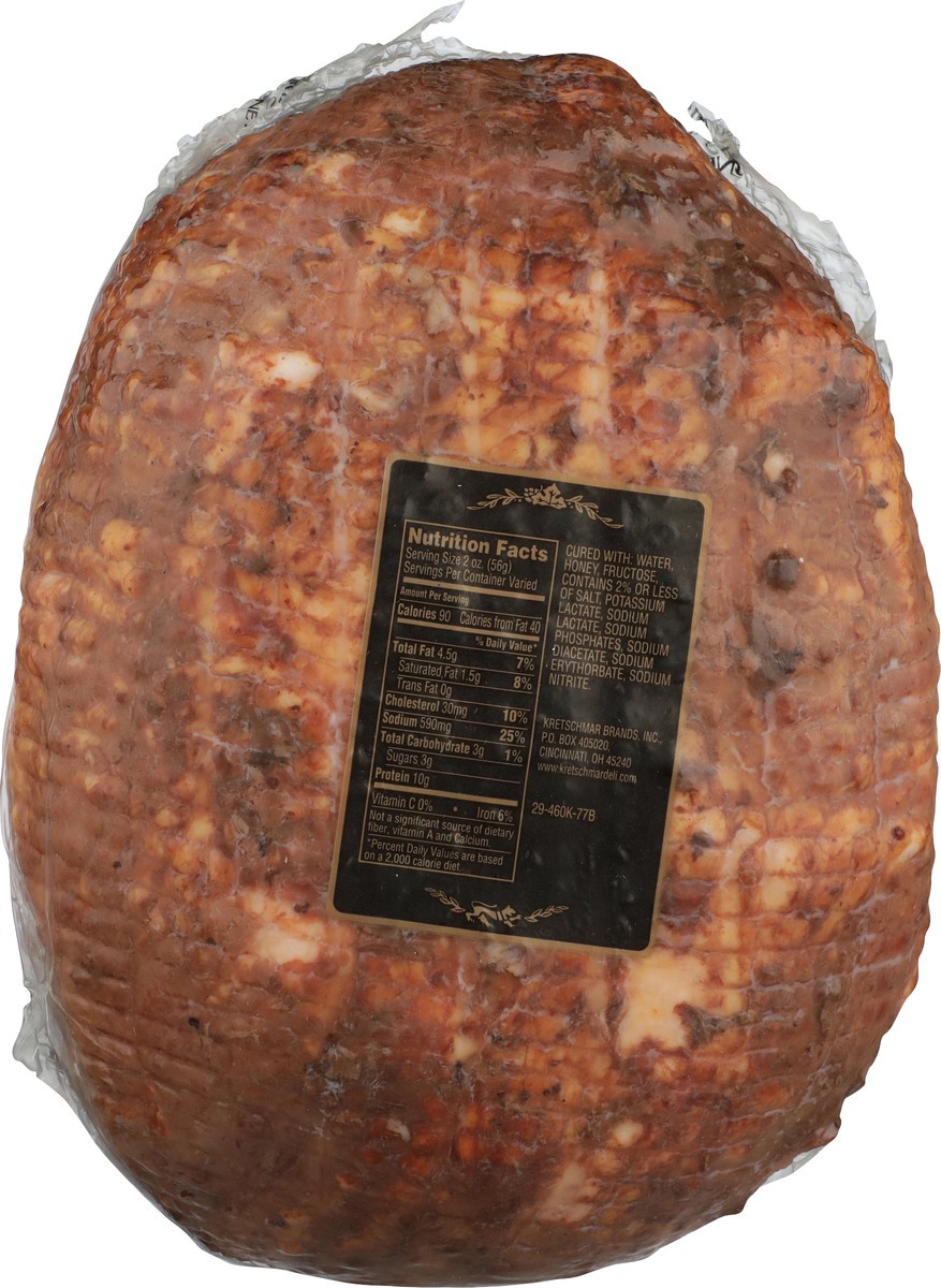 slide 10 of 11, Kretschmar Premium Deli Off The Bone Honey Ham, 1 ct