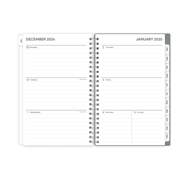 slide 5 of 7, 2025 Blue Sky Weekly/Monthly Planning Calendar, 5"" X 8"", Ellery Frosted, January To December, 148912, 1 ct