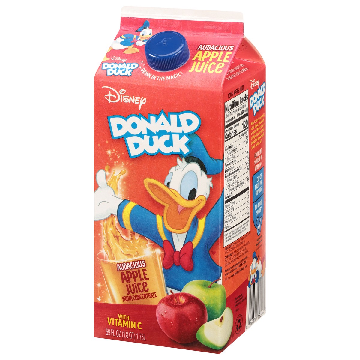 slide 5 of 9, Disney Donald Duck Audacious Apple Juice - 59 fl oz, 59 fl oz