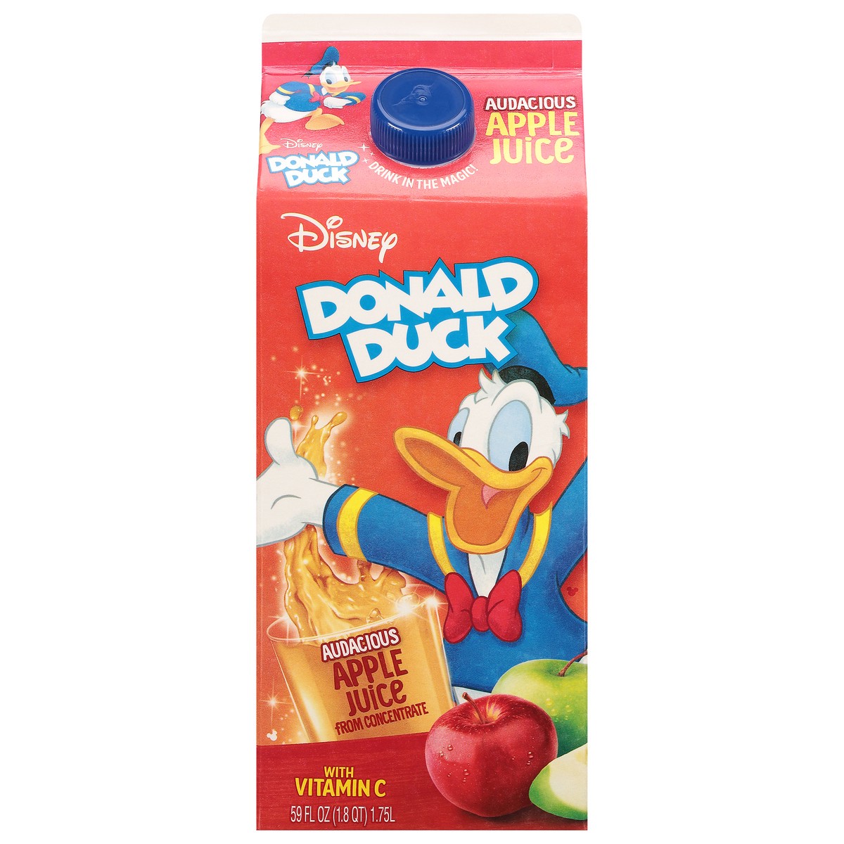 slide 1 of 9, Disney Donald Duck Audacious Apple Juice - 59 fl oz, 59 fl oz