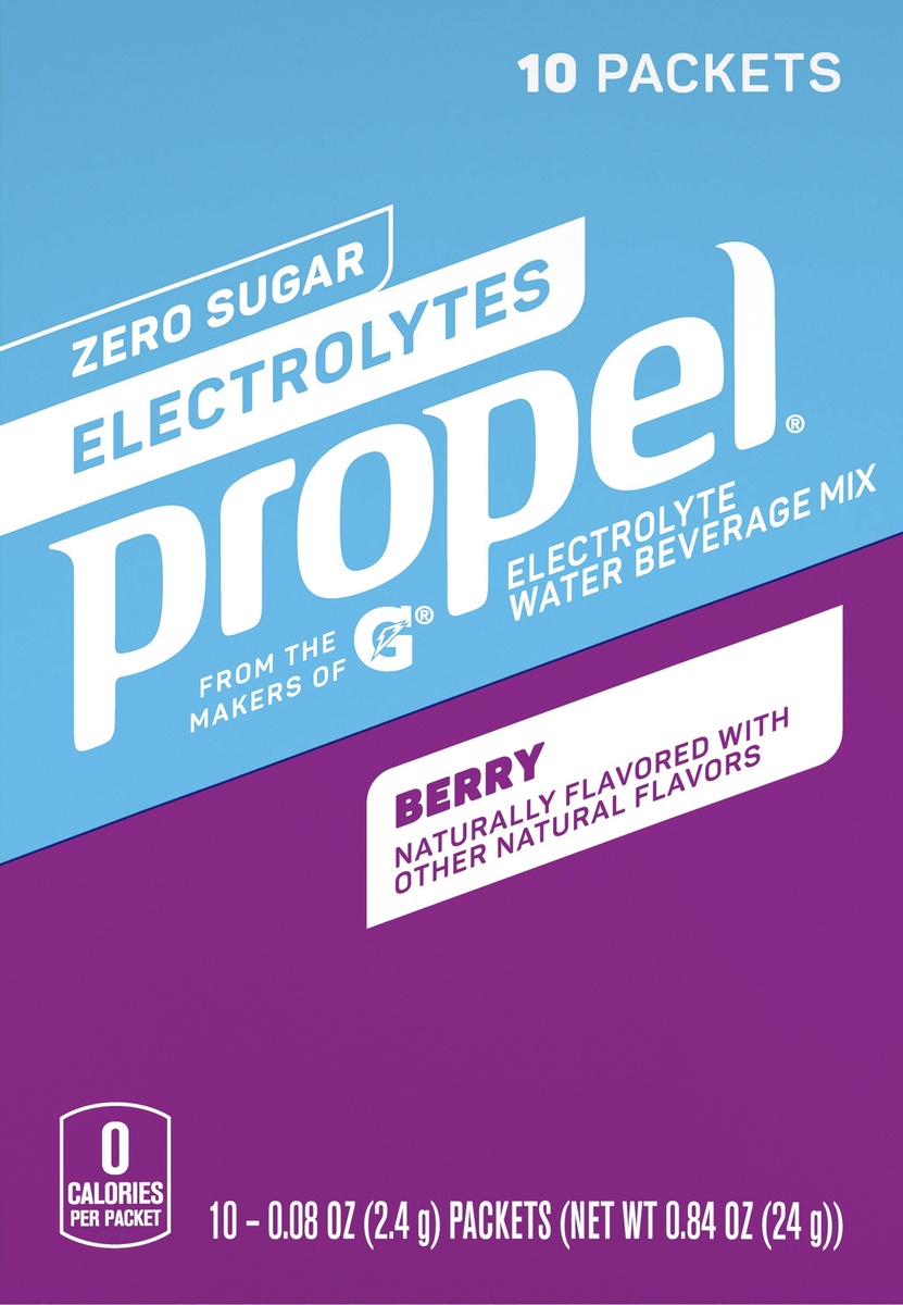 slide 6 of 7, Propel Zero Berry Water Beverage Mix, 10 ct