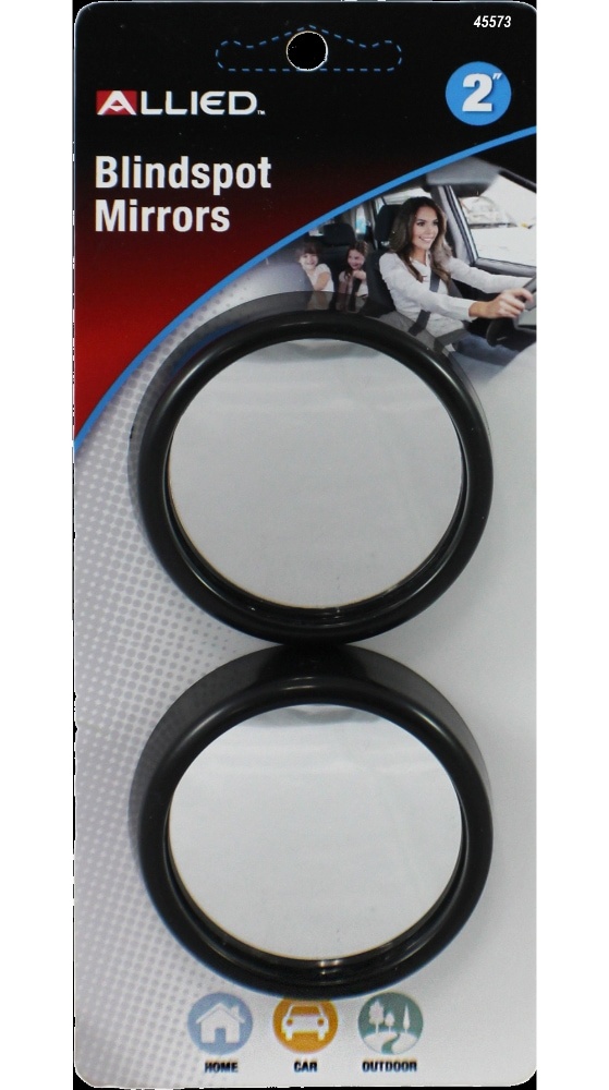 slide 1 of 1, Allied Blind Spot Mirror - 2 Pack - Black, 1 ct