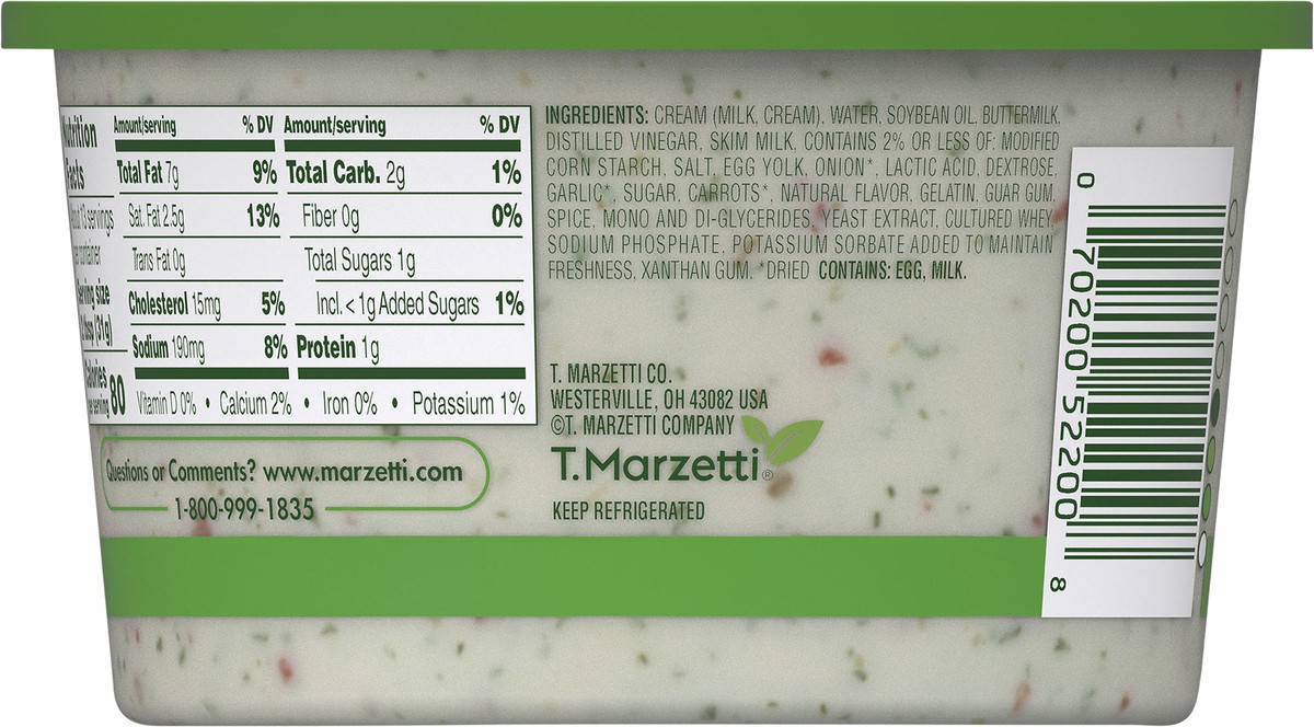 slide 3 of 9, Marzetti Ranch Veggie Dip, 14 fl oz