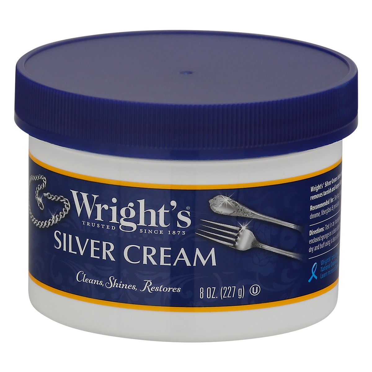 slide 9 of 11, Wright's Silver Cream 8 oz, 8 oz