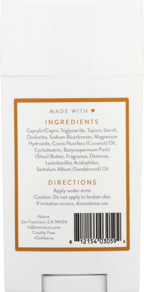 slide 3 of 6, Native Vanilla & Sandalwood Deodorant 2.65oz, 2.65 oz