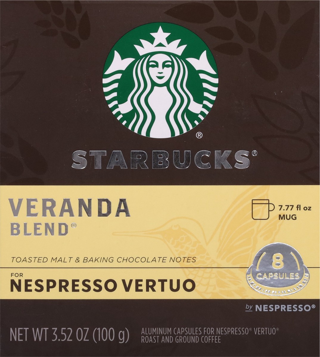 slide 6 of 12, Starbucks by Nespresso Vertuo Line Veranda 8 ct, 8 ct