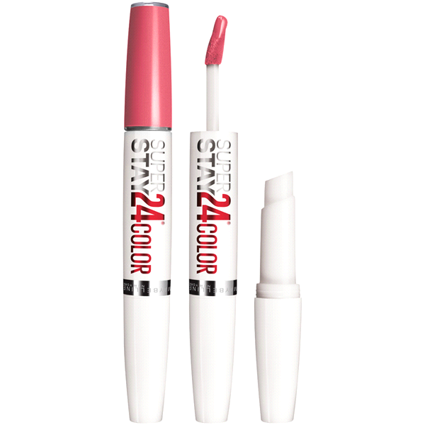 slide 1 of 1, Super Stay 24 2-Step Lip Color Berry Persistent, 0.63 oz