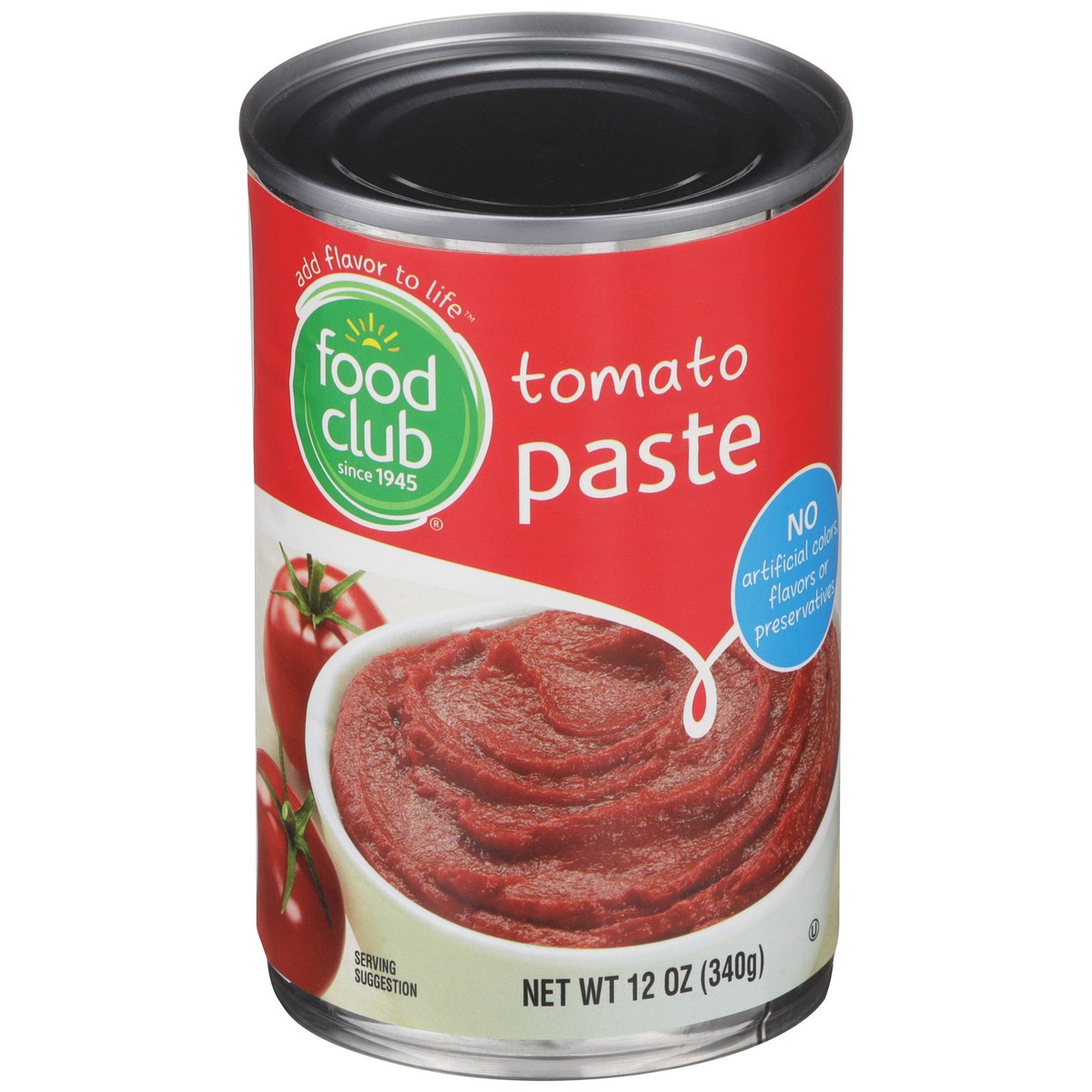 slide 1 of 1, Food Club Tomato Paste Can, 12 oz