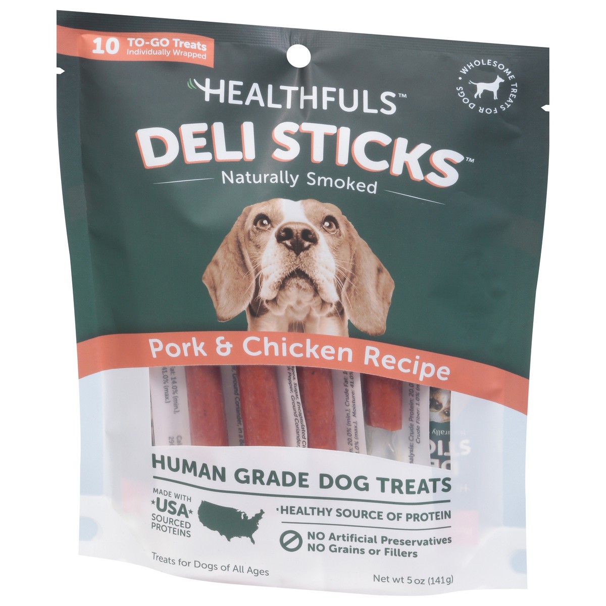 slide 6 of 14, Healthfuls Deli Sticks Pork And Chicken Recipe - 5 Oz, 5 oz