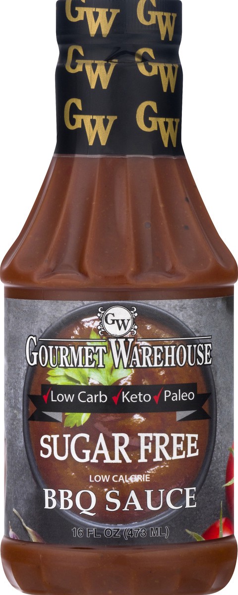 slide 13 of 13, Gourmet Warehouse Low Calorie BBQ Sauce 16 oz, 16 oz