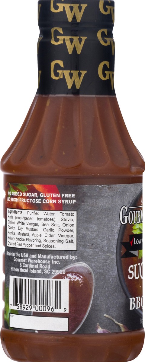 slide 7 of 13, Gourmet Warehouse Low Calorie BBQ Sauce 16 oz, 16 oz