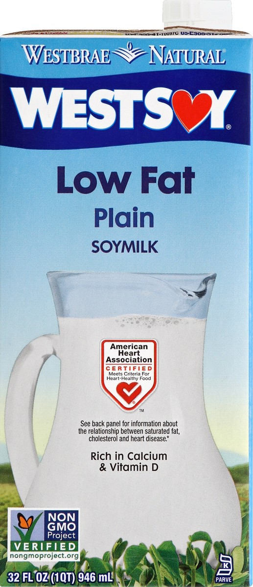 slide 5 of 6, Westsoy Low Fat Soymilk, 32 fl oz