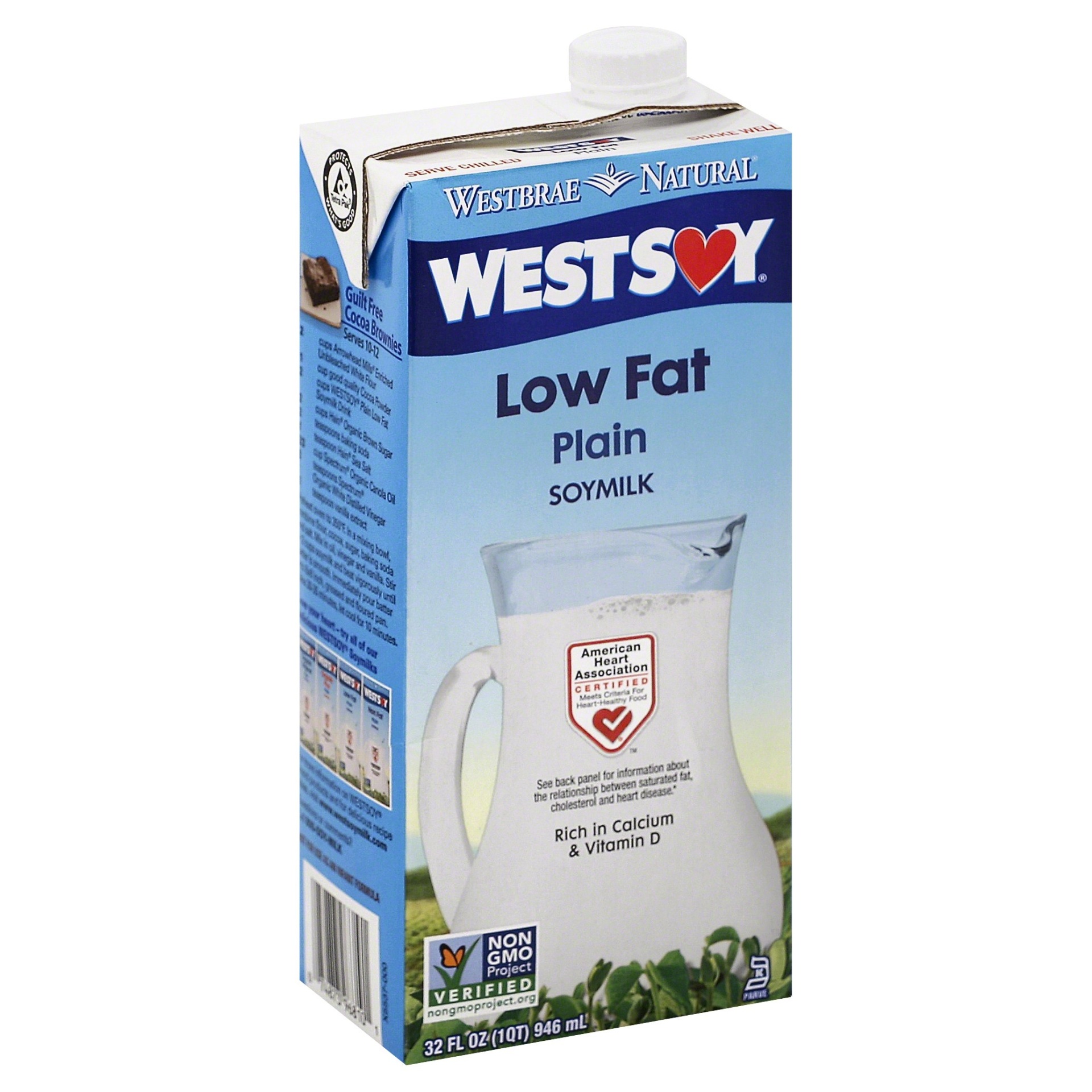 slide 1 of 6, Westsoy Low Fat Soymilk, 32 fl oz