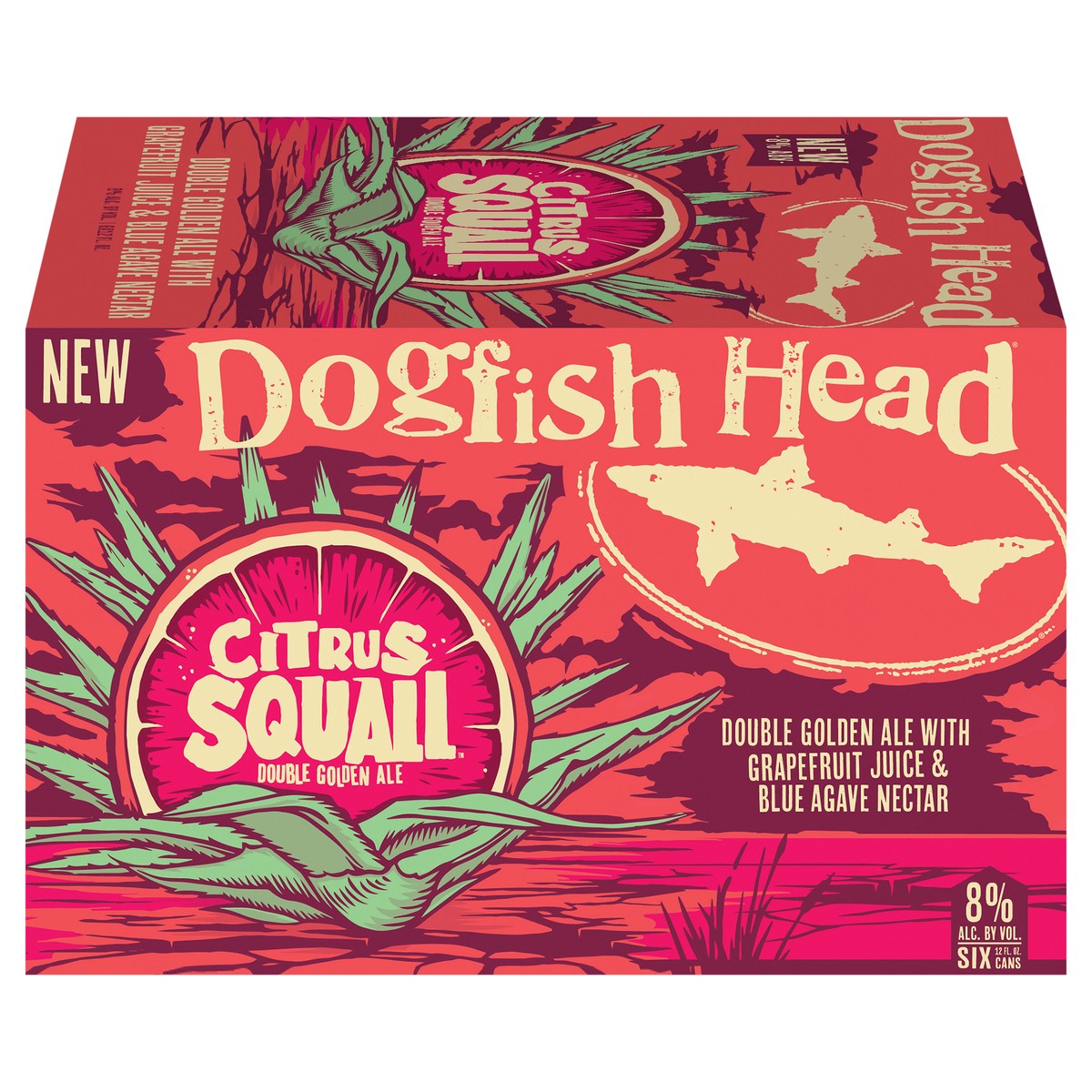 Dogfish Head Beer Citrus Squall Double IPA (12 fl. oz. Can, 6pk.) 6 ct