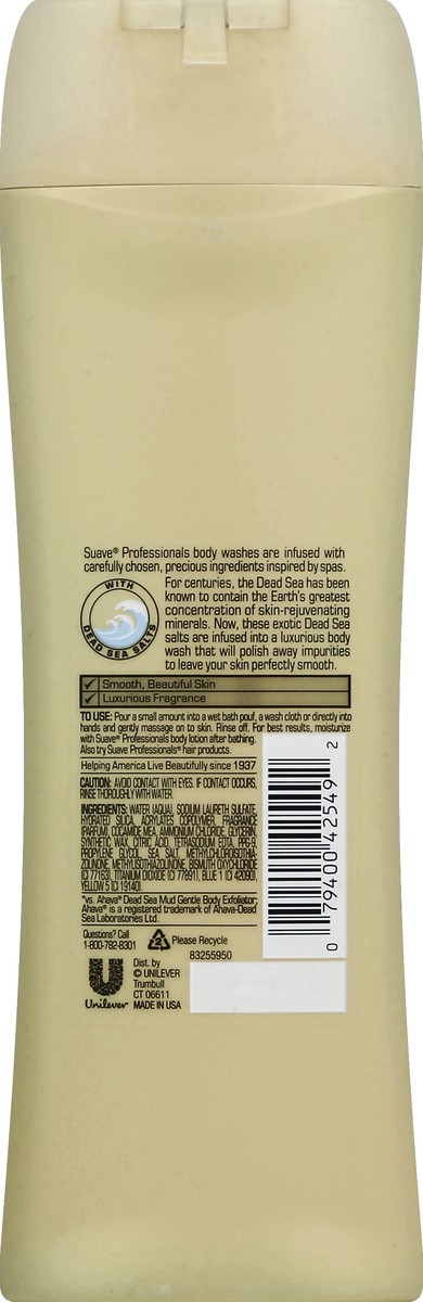 slide 3 of 3, Suave Professionals Sea Mineral Infusion Exfoliating Body Wash, 12 oz