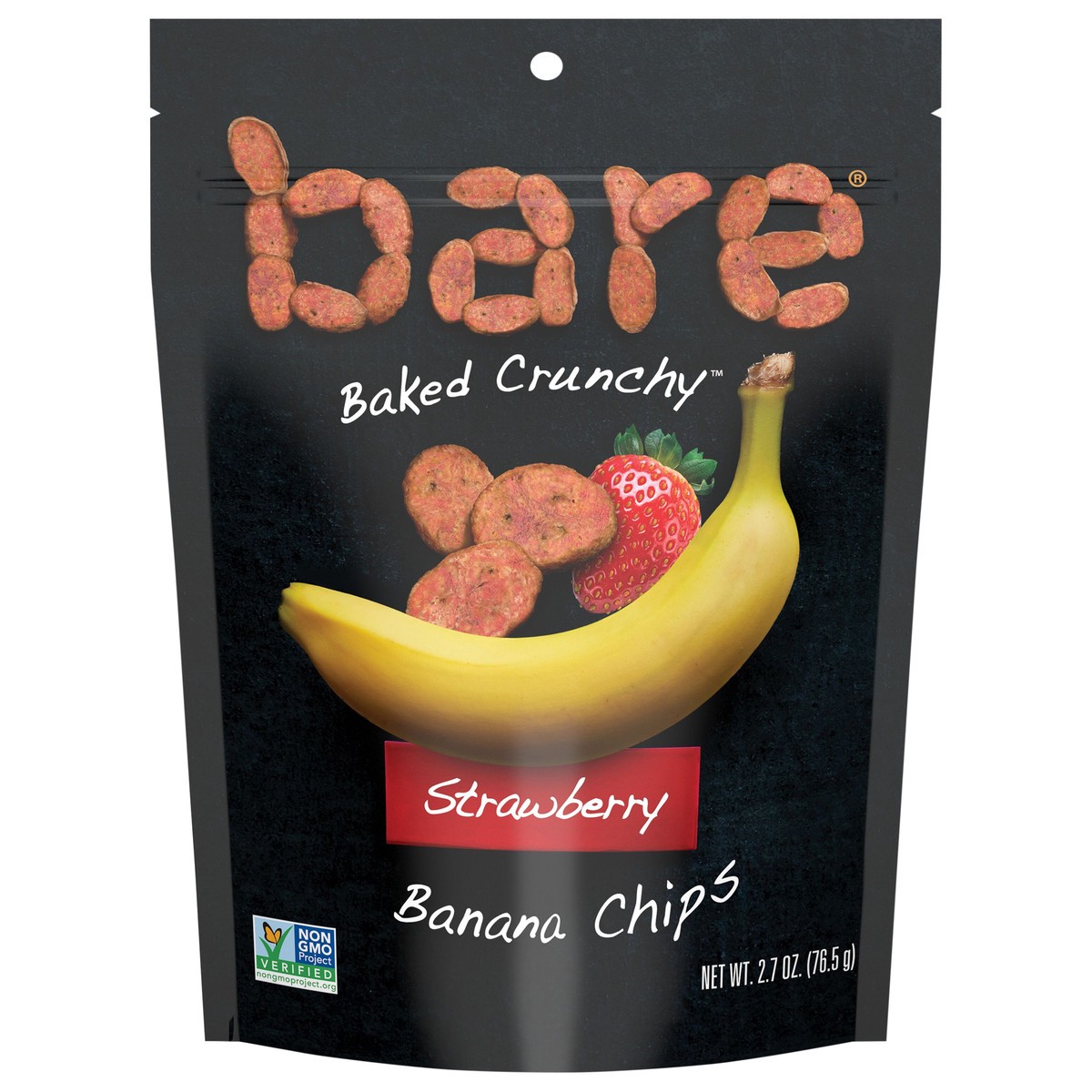 slide 1 of 7, Bare Baked Crunchy Banana Chips Strawberry 2.7 Oz, 2.7 oz