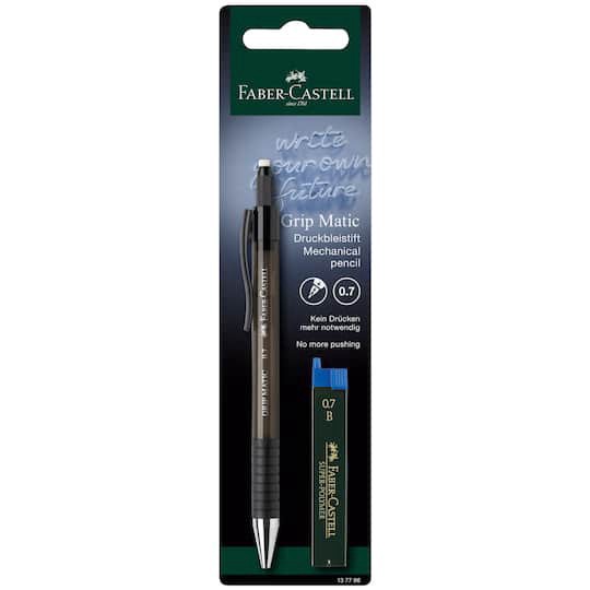 slide 1 of 3, Faber-Castell Grip Matic Mechanical Pencil, fits 0.7 mm and 0.5 mm lead