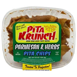 Pita Krunch Parmesan And Herb Pita Chips