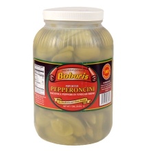 slide 1 of 1, Boboris Pepperoncini, 128 oz