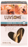 slide 1 of 1, Luvsome Dental Rawhide Chips, 5 oz