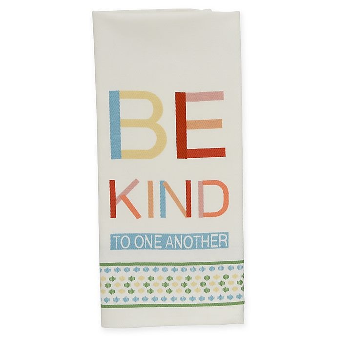 slide 1 of 1, ED Ellen DeGeneres Be Kind'' Kitchen Towel'', 1 ct