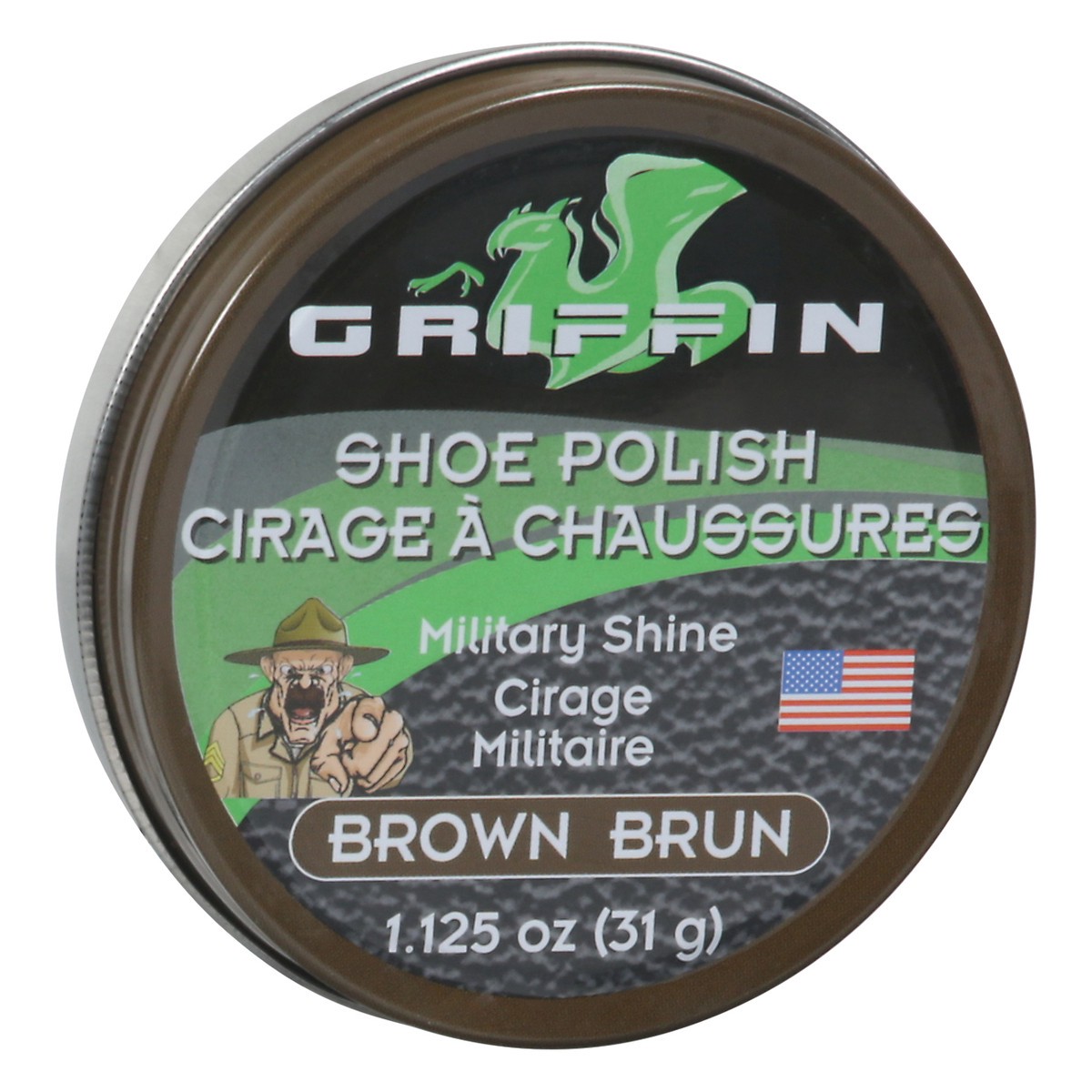 slide 9 of 10, Griffin Bros. Military Shine Brown Shoe Shine - 1.125 Oz, 1.13 oz